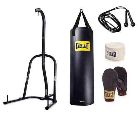 100 lb everlast punching bag with stand